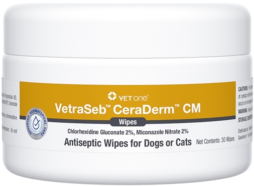 VetraSeb CeraDerm CM Wipes