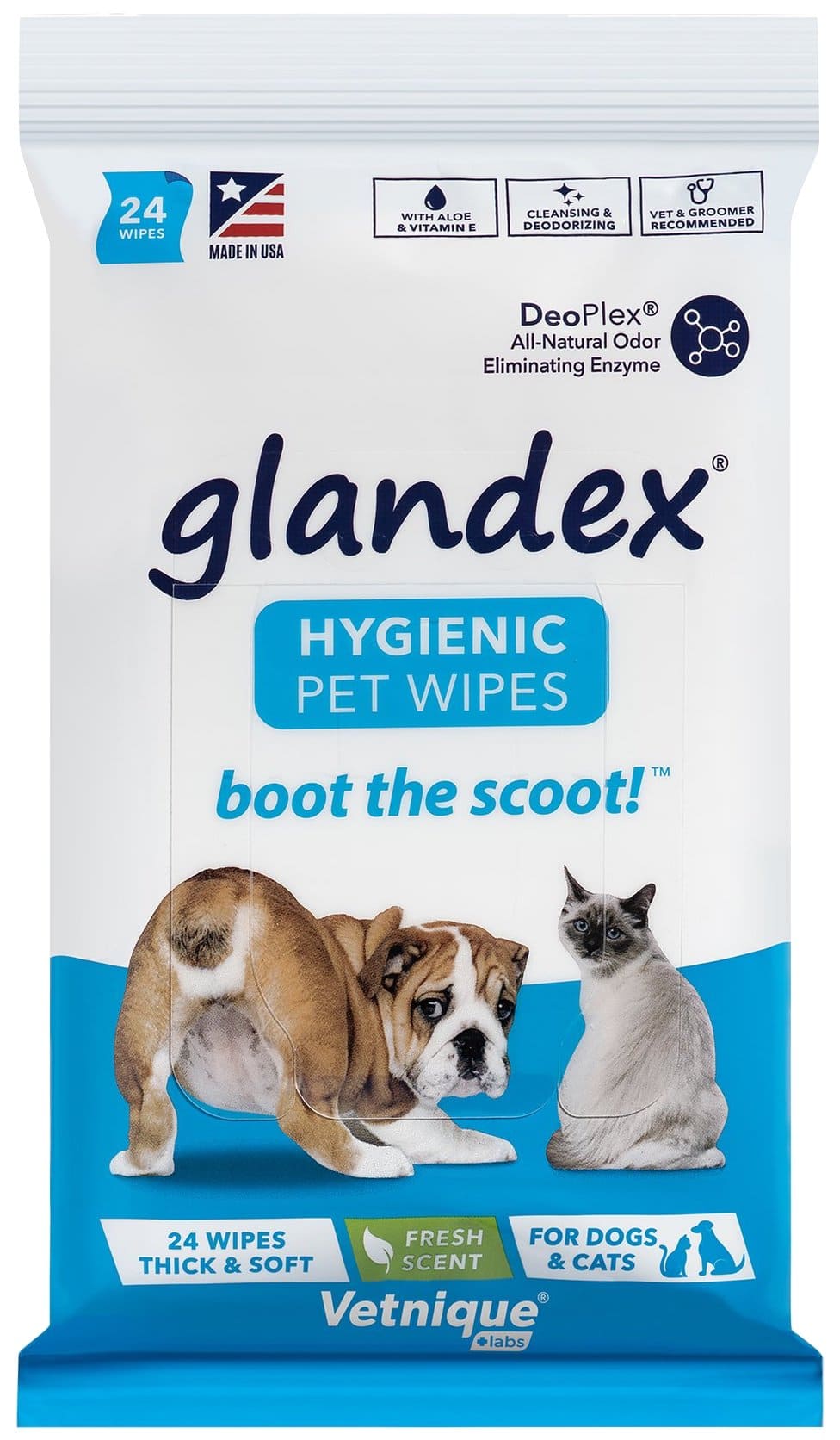 Glandex Anal Gland Hygienic Pet Wipes