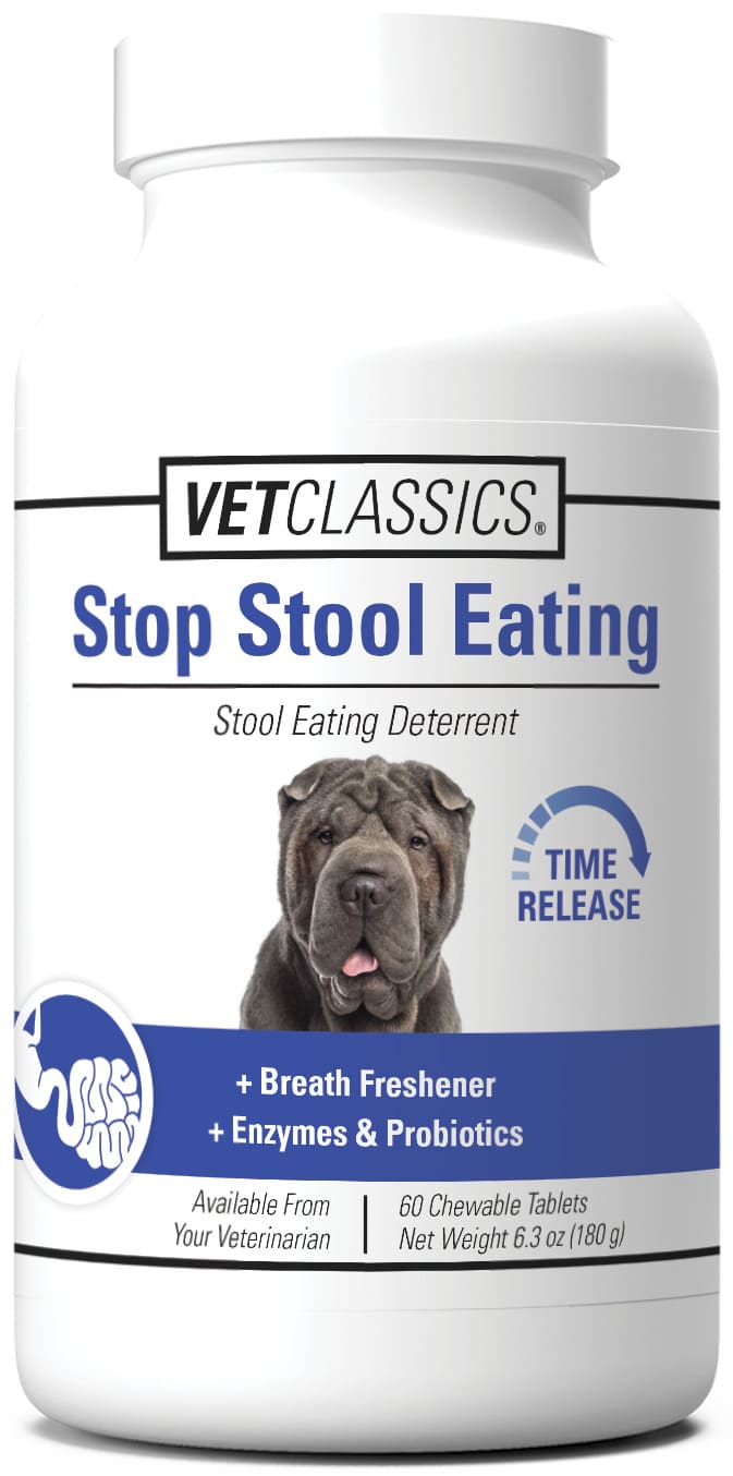 VetClassics Stop Stool Eating Chewable Tablets	