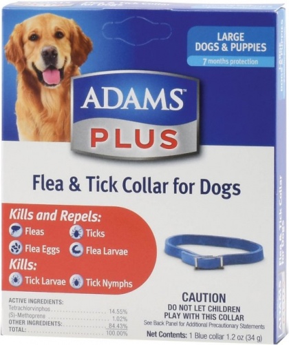 Adams Plus Flea & Tick Collar for Dogs