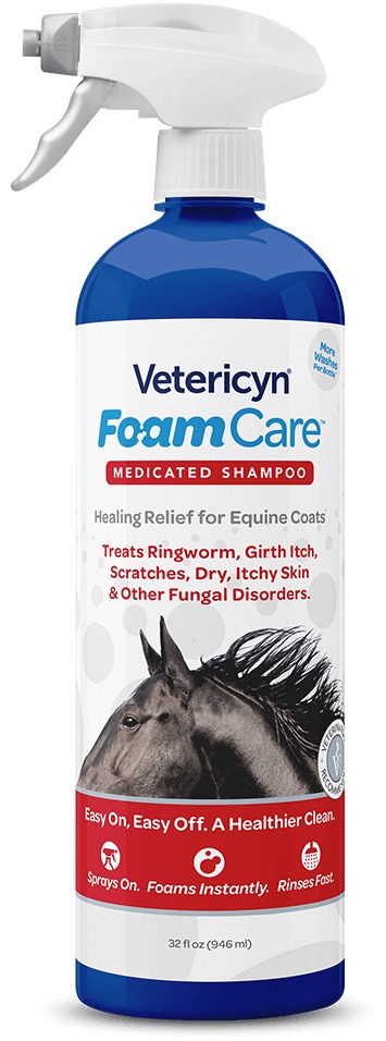 Vetericyn FoamCare Equine Medicated Shampoo